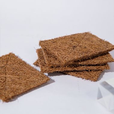 Ecotyl: Coconut Scrub Pad | Dishwashing Pad | Natural Long-Lasting Stitched Coir Scrubber - Set of 5