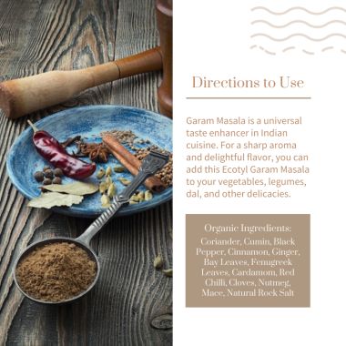 Ecotyl: Organic Garam Masala Powder - 100 gm