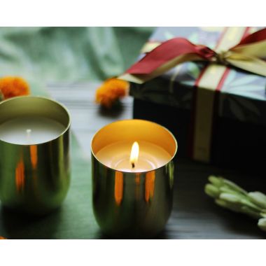Sukoon: Set Of Two Alama Candles Floral Oud