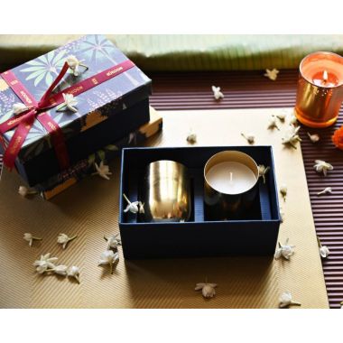 Sukoon: Set Of Two Alama Candles Floral Oud