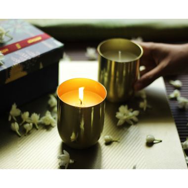 Sukoon: Set Of Two Alama Candles Floral Oud
