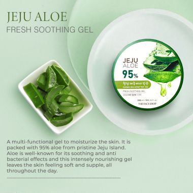 The Face Shop: Jeju Aloe Fresh Soothing Gel - 300ml