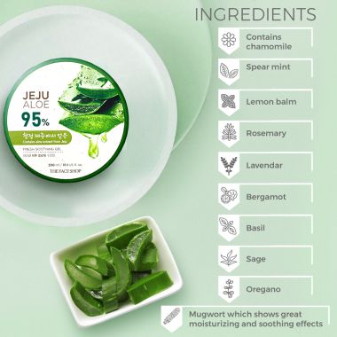 The Face Shop: Jeju Aloe Fresh Soothing Gel - 300ml