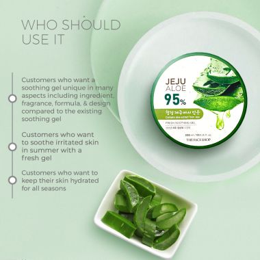 The Face Shop: Jeju Aloe Fresh Soothing Gel - 300ml