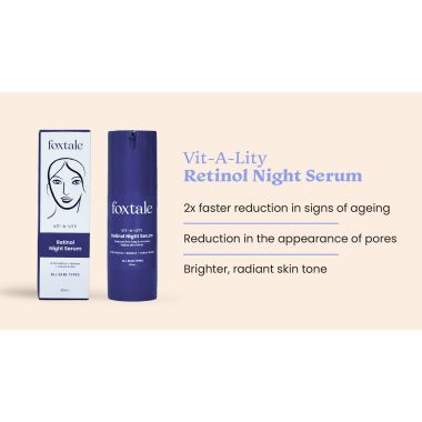 Foxtale: Vit-A-Lity 0.15% Encapsulated Retinol Night Serum - 30ml