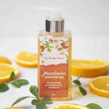 The Herbal Blend: Mandarin Shower Gel - 200gm