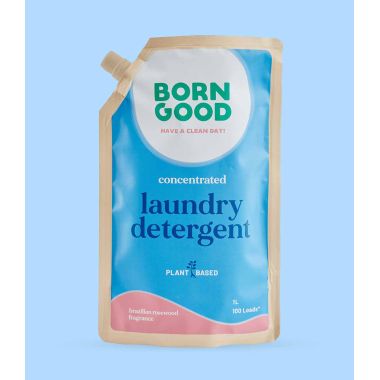 Born Good: Plant Based Concentrated Liquid Detergent  Refill - 1 Ltr