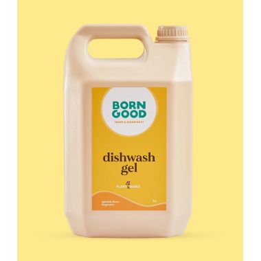 Born Good: Natural Low Foaming Dishwash Liquid  - 5 Ltr