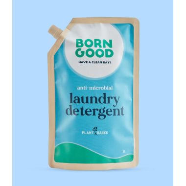 Born Good: Plant Based Anti Microbial Liquid Detergent Refill - 1 Ltr