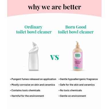 Born Good: Plant Based Liquid Toilet Bowl Cleaner  - 500ml