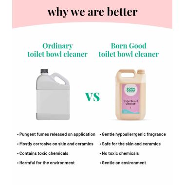 Born Good: Plant Based Liquid Toilet Bowl Cleaner  - 5 Ltr