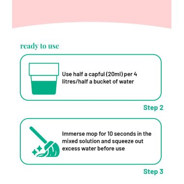 Born Good: Plant Based Concentrated Disinfecting Liquid Floor & Surface Cleaner Kit  - 100ml