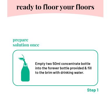 Born Good: Plant Based Concentrated Disinfecting Liquid Floor & Surface Cleaner Kit  - 100ml