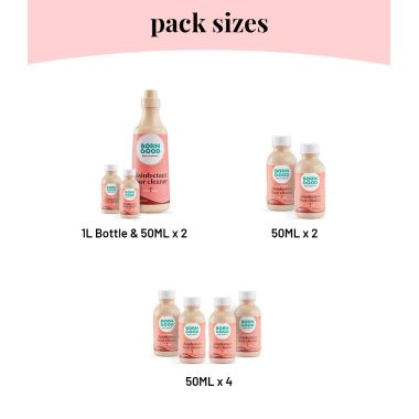 Born Good: Plant Based Concentrated Disinfecting Liquid Floor & Surface Cleaner Kit  - 100ml