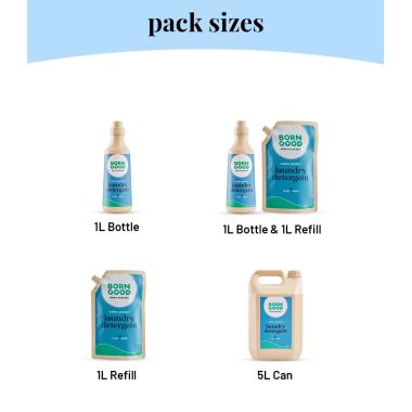 Born Good: Plant Based Colour Protect Liquid Detergent Refill - 1 Ltr