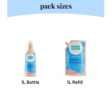Born Good: Plant Based Concentrated Liquid Detergent  - 1 Ltr