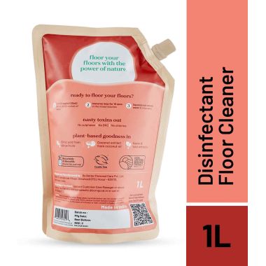 Born Good: Plant Based Disinfecting Liquid Floor/Surface Cleaner Refill  - 1 Ltr