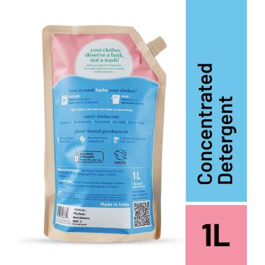 Born Good: Plant Based Concentrated Liquid Detergent  Refill - 1 Ltr