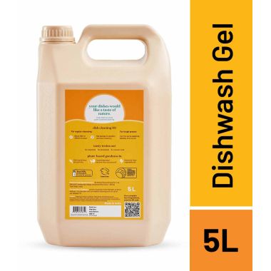Born Good: Natural Low Foaming Dishwash Liquid  - 5 Ltr