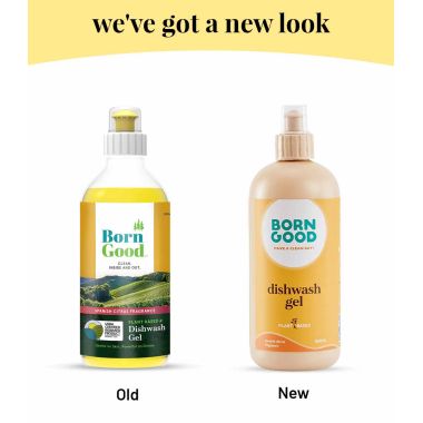 Born Good: Natural Low Foaming Dishwash Liquid  - 500ml
