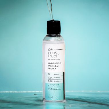 Deconstruct Skincare: Hydrating Micellar water - 1% Allantoin, 0.5% Panthenol, & 0.5% Beta glucan - 120ml