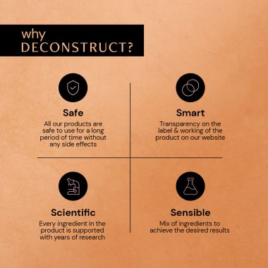 Deconstruct Skincare: Soothing cleansing balm - 0.1% bisabolol and 1% Avena sativa Oil - 50gm