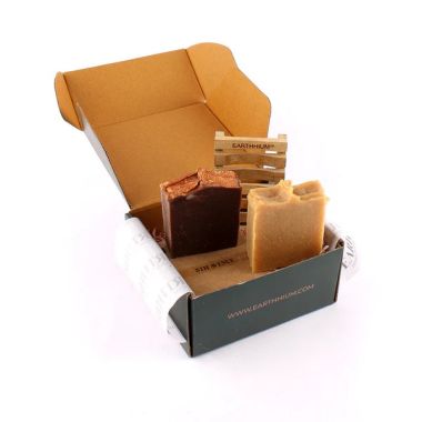 Earthhium: Turmeric & Red Sandalwood with Bamboo Soap Dish