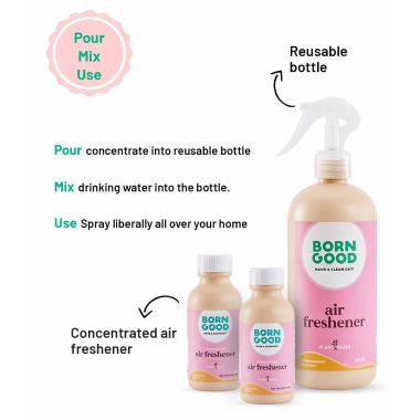 Born Good: Air freshener concentrate spray for Home & Office  - 100ml