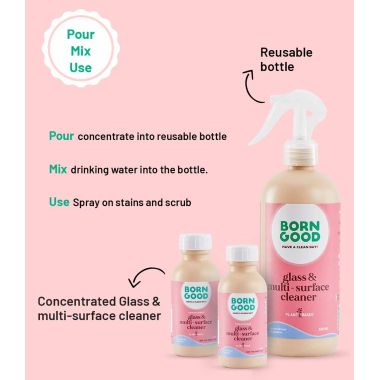 Born Good: Glass & Multi-Surface cleaner concentrate Kit