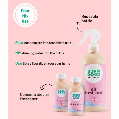 Born Good: Air freshener concentrate spray for Home & Office  - 100ml