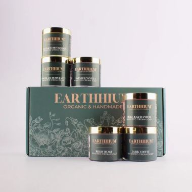 Earthhium: Lavender Vanilla, Dark Coffee, Chocolate Peppermint, Orange Lemon ginger, Berry Blast & Rose & Geranium