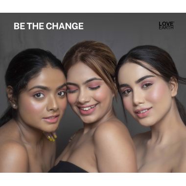 Love Earth: Lip Tint & Cheek Tint Multipot Combo (Rose Pink & Ruby Pink) with Richness of Jojoba Oil and Vitamin E for Lips, Eyelids and Cheeks