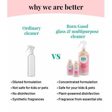 Born Good: Glass & Multi-Surface cleaner concentrate Kit