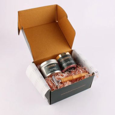 Earthhium: Rose & Geranium Whipped Cream Soap, Hugo Boss Shaving Cream & Bamboo Razor
