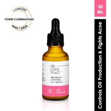 Deconstruct Skincare: Breakout Control D.S. Serum- 8% Pad + 5% Succinic Acid - 30ml