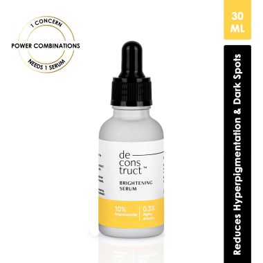 Deconstruct Skincare: Brightening Serum - 10% Niacinamide + 0.3% Alpha Arbutin - 30ml