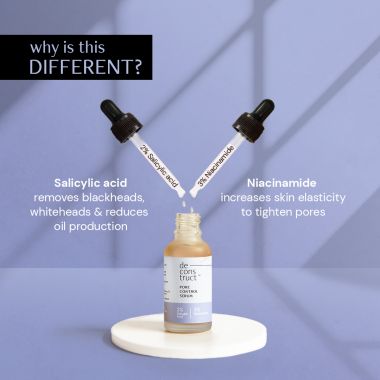 Deconstruct Skincare: Pore Control Serum - 2% Salicylic Acid + 3% Niacinamide - 30ml