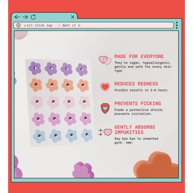 Gush: Dart It Hydrocolloid Pimple Patches - Super Star