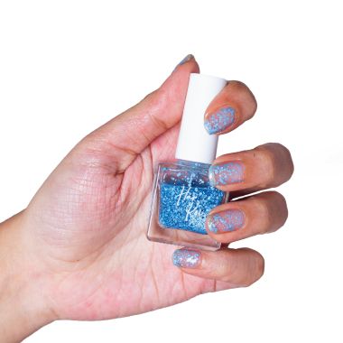 Harkoi: Lacquer - Blue Polka - NL10 - 50gm