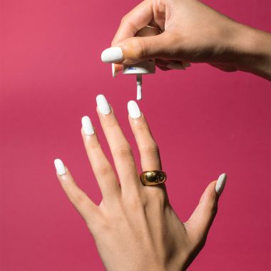 Gush: Nail Lacquer- Frosted Vanilla