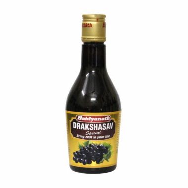 Baidyanath: Drakshasava (Special) -Ayurvedic formulation that is helpful in fighting fatigue, restlessness and general debility - 350 ml