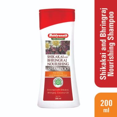 Baidyanath: Shikakai and Bhringraj Nourishing Shampoo - 200 ML