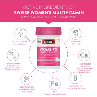 Swisse: Women's Multivitamin Tablets - 30 Tabs