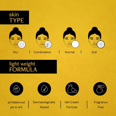 Deconstruct Skincare: Niacinamide Brightening Moisturizer- 5% Niacinamide + 1% Kojic Acid + 5% Vitamin C + Vitamin E - 50gm