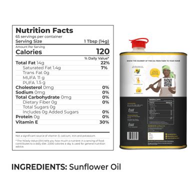 anveshan: Wood Cold Pressed Sunflower Cooking Oil - 5L