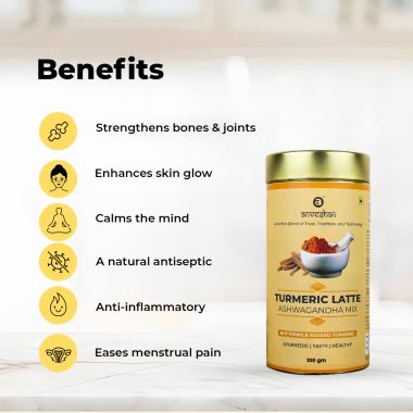 anveshan: Turmeric Latte Ashwagandha Mix - 100gm