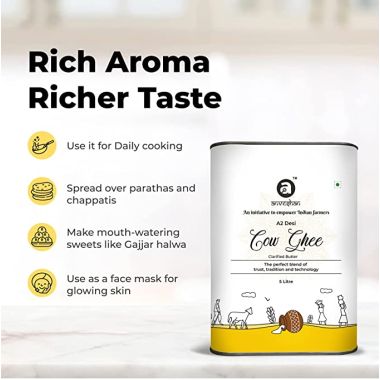 anveshan: A2 Desi Cow Ghee - 5L