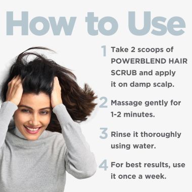 Happier: Powerblend Hair Scrub - 175gm