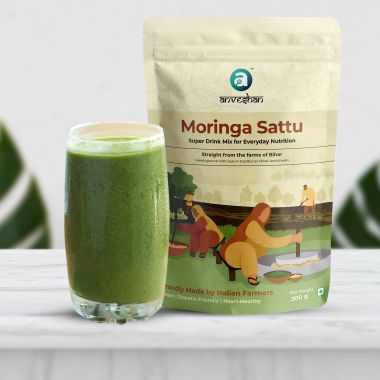 anveshan: Moringa Sattu Drink Mix- 300gm