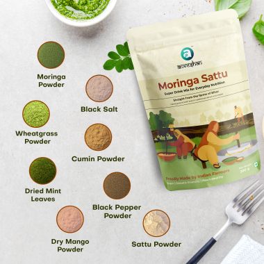 anveshan: Moringa Sattu Drink Mix- 300gm